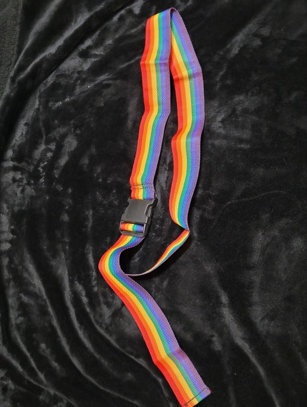 Rainbow Stripe Adjustable Belt